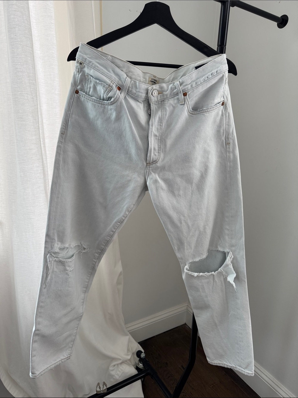 Citizens Of Humanity Light Distressed Relaxed Jeans